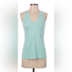 Lilly Pulitzer Teal V Neck Tank Top